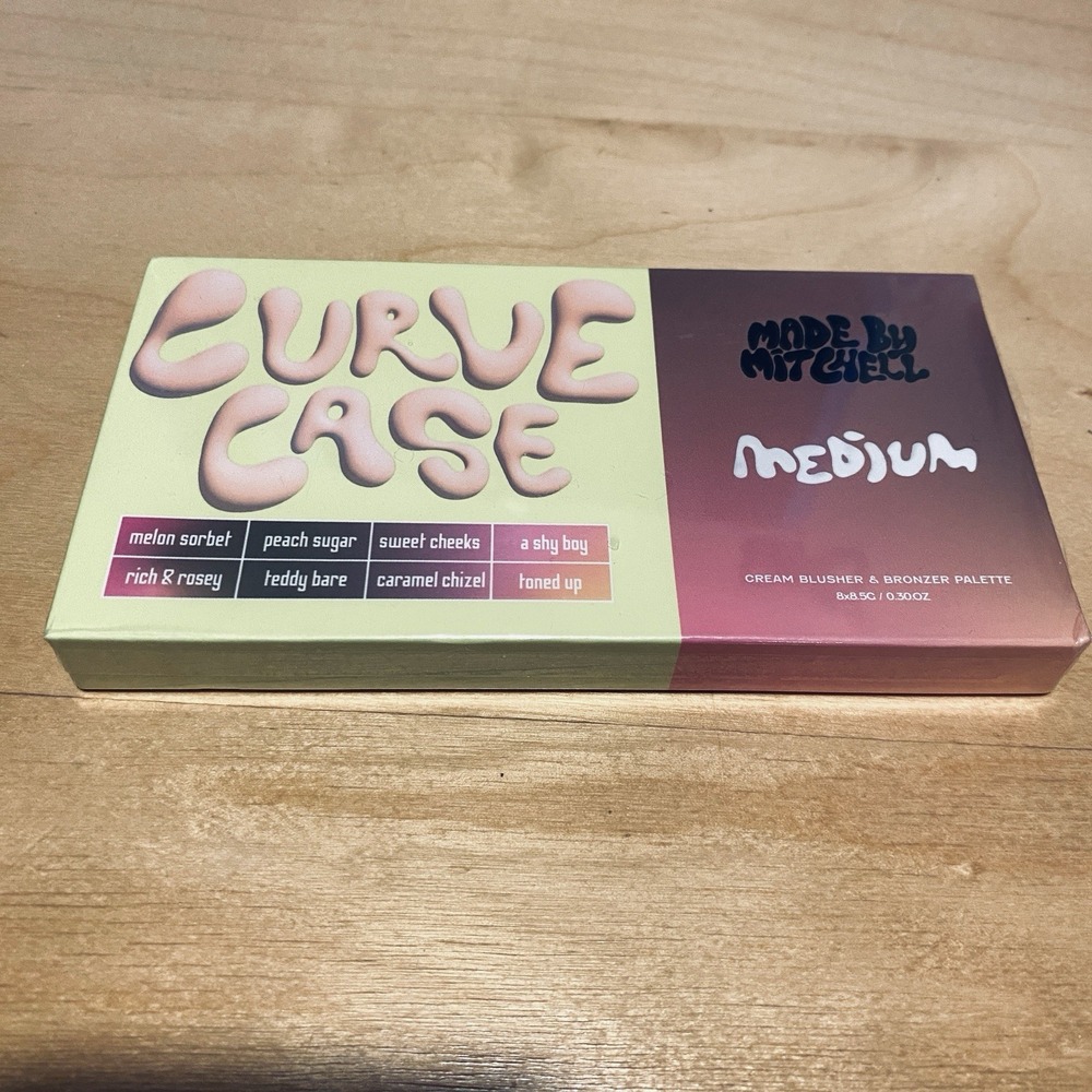 Made by Mitchell Curve Case Cream Blusher & Bronzer Palette Medium